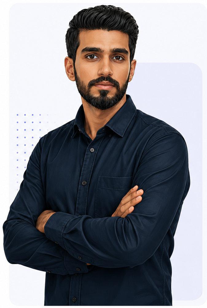 Portrait of Shahid Ahmed